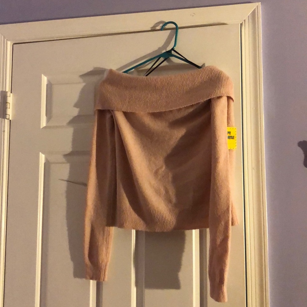 Off the Shoulder Sweater Size small